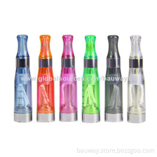 Market CE4 Atomizers with 5 Long Wicks Each Side, 7 Colors for Choice, Spring Thread at Bottom